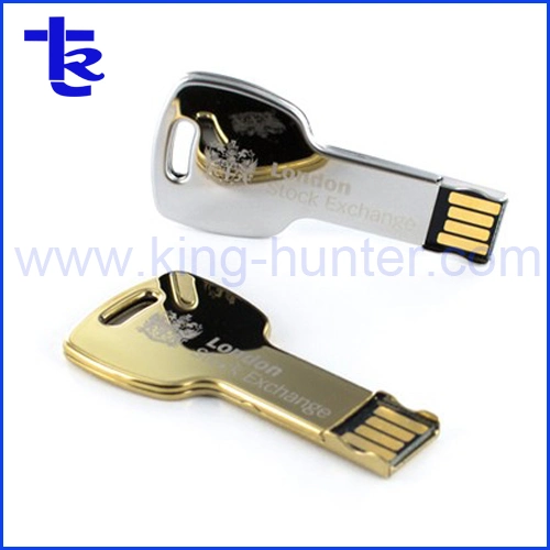 Wholesale Mini Metal USB Flash Drive Customized Logo with Key Ring