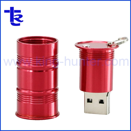 Oil Drum USB Flash Drive Barrel USB Stick Red Black Metal USB Flash Disk