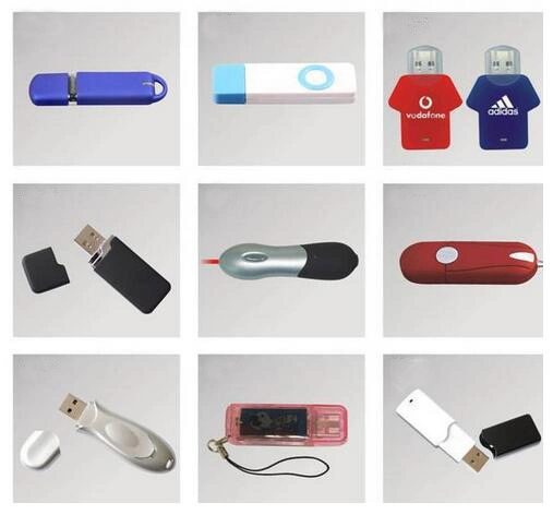 Customized Logo Plastic USB Flash Drive, Pen Drive, USB Flash Memory for Promotion (ET063)
