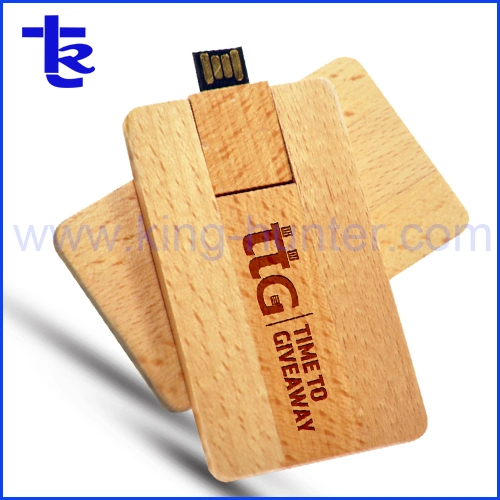 Wood Cheap Bulk Business Card USB Flash Drive Personalised USB