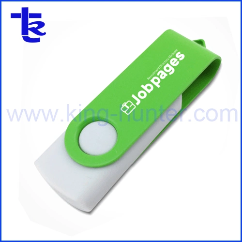 Colorful Swivel USB Flash Drive with Free Logo with Keychain