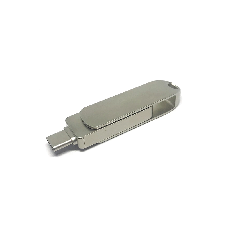 High Quality Metal Type C USB Pen Drive Swivel 16GB-64GB Flash Drive for Smartphone
