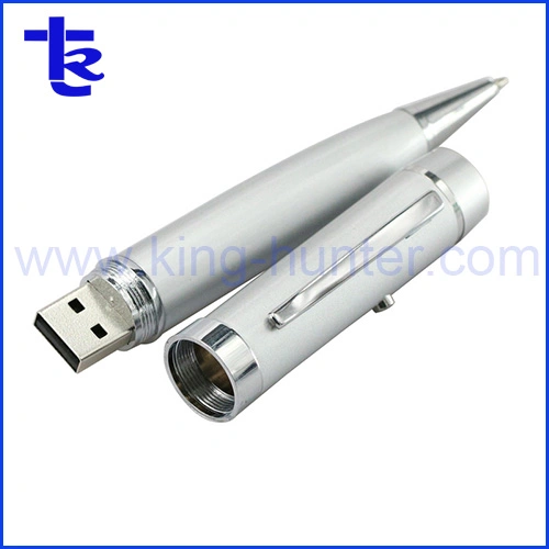Metal Pen USB Flash Drive Shape Memory Stick Thumb Drive