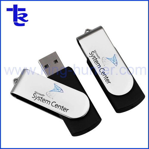 Gray Swivel USB Pen Drive 4GB USB Flash Drive 8GB