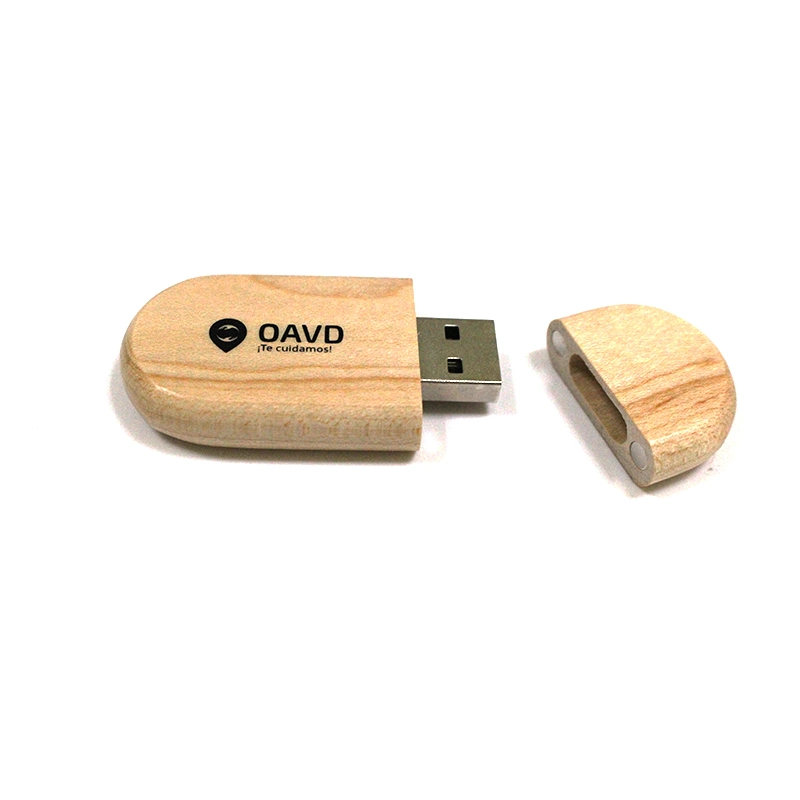 Eco-Friendly Wooden USB Flash Drive Oval Wood USB Stick 2GB 4GB 8GB 16GB USB Pen Drive/USB Flash Memory/Flash Drive