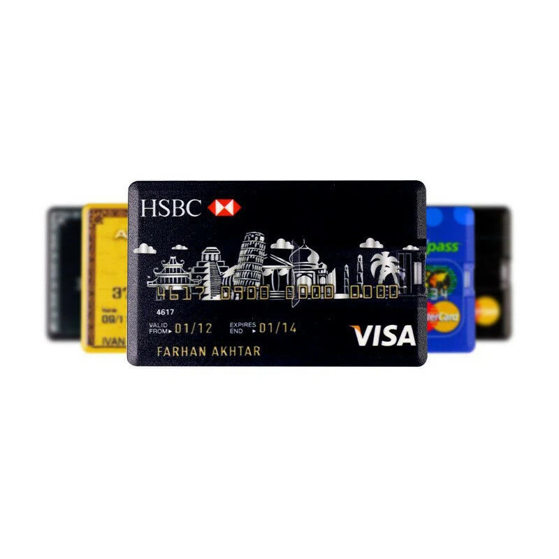 Credit Card USB Flash Drive with Both Sides Full Color Printing Credit Card USB Stick