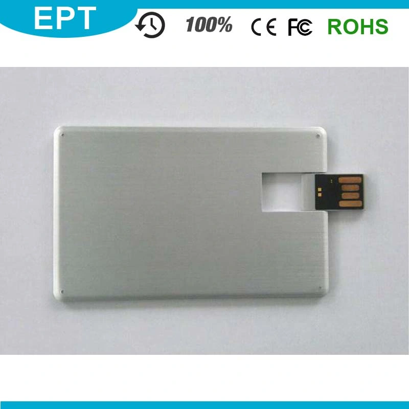 Chinese Bulk Promotion OEM Logo Ultra Thin Credit Card USB Flash Drive