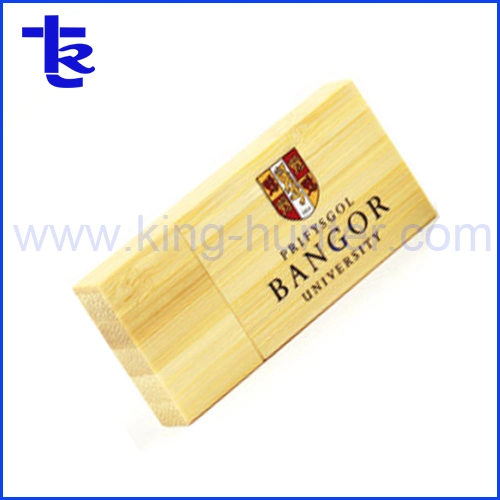 Hot Selling Natural Bamboo USB Flash Drive Pen Drive Customized