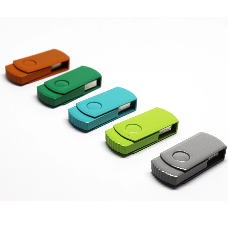 USB3.0 Pendrive Metal Swivel USB Flash Drive/Flash Drive/Flash Memory/U Disk/Pen Drive with Key Chain
