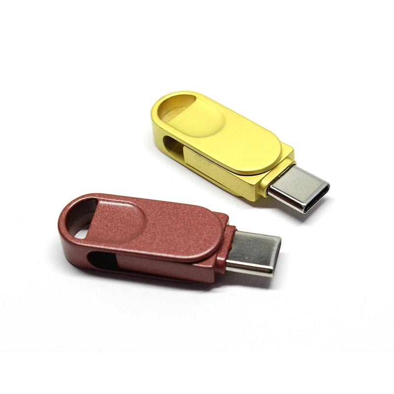 USB Flash Disk Waterproof Metal OTG USB Flash Drive Type-C Flash Drive USB 3.1 Generic 16/32/64/128GB (UL-TC005)