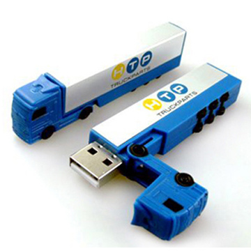 Mini Trailer Cargo Truck USB Flash Drive /Car USB Flash Memory/Promotional Gift USB