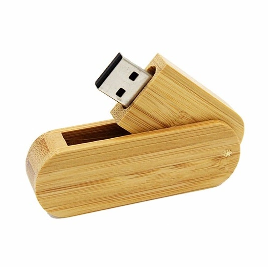 Customized Logo Swivel Wooden USB Flash Drive USB 2.0/USB Stick/Pen Drives/USB Pen Drive