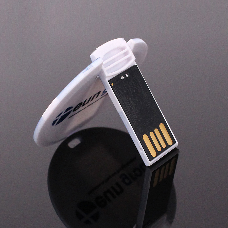 Round USB Driver Custom Credit Card USB Flash Pen Drive 16GB 32GB 64GB 128GB USB Flash Disk/USB Flash Drive