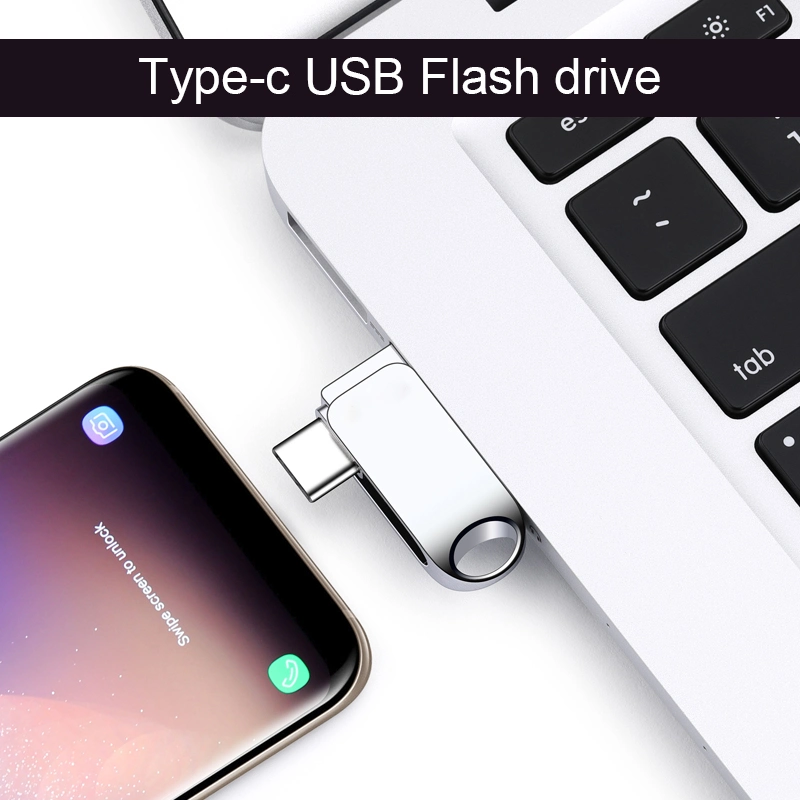 New Product Metal Swivel USB Pen Drive USB Type-C 3.0/3.1 Flash Drive/USB Drives/USB Flash Memory/Pen Drive