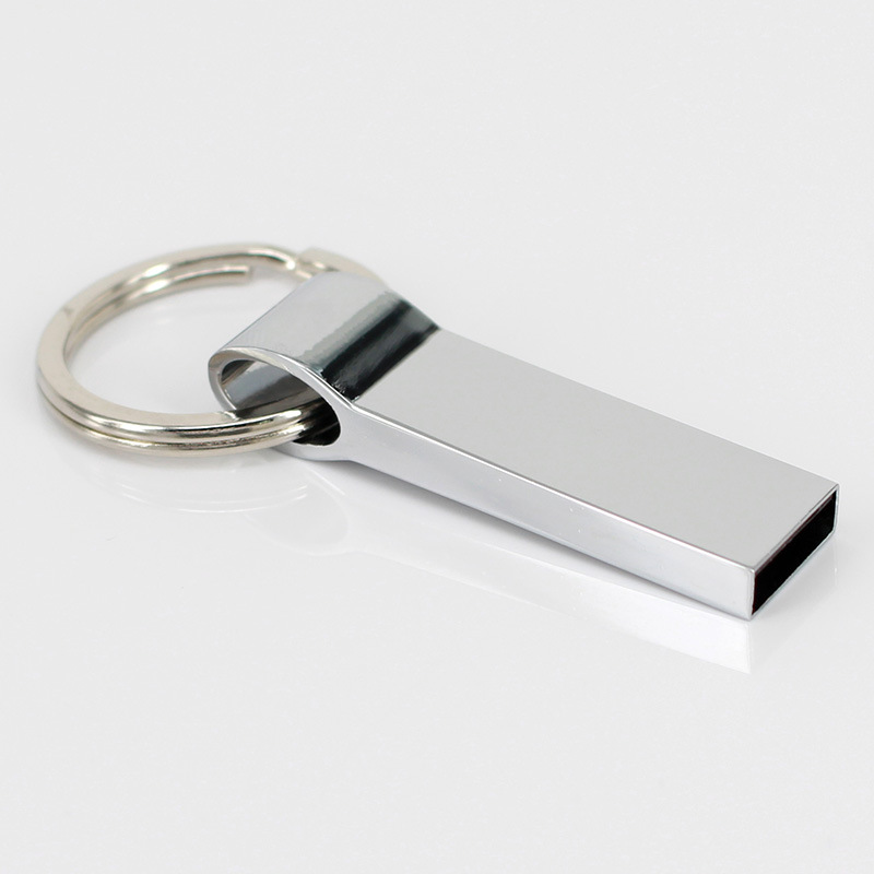 Cheaper Factory Price USB Pen Drive Sliver Metal Key Ring USB Flash Drive 2GB 4GB 8GB Pen Drive/USB Stick/USB Drive