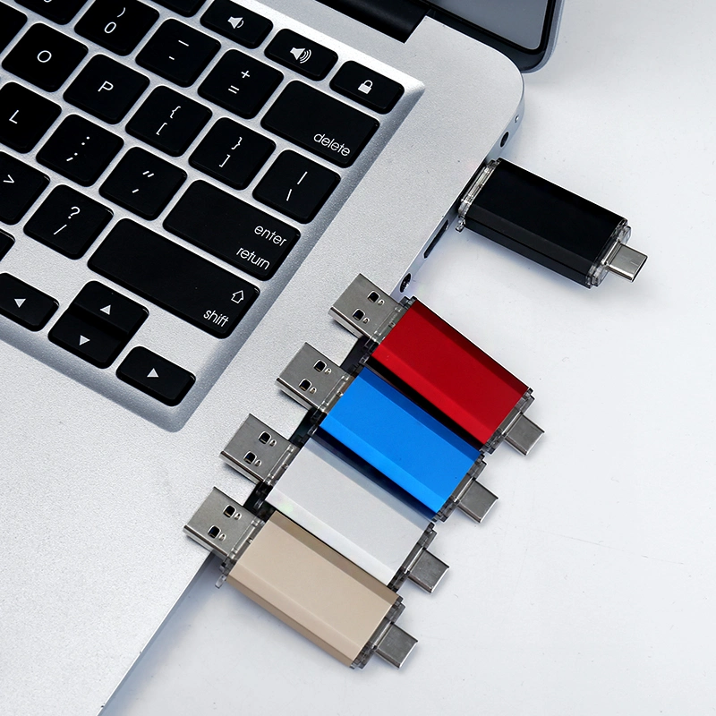 Professional Manufacturer Type-C USB Flash Drive 3 in 1 USB Stick 16GB 32GB 64GB 3.0 USB 3.0 Flash Drive for Type-C PC