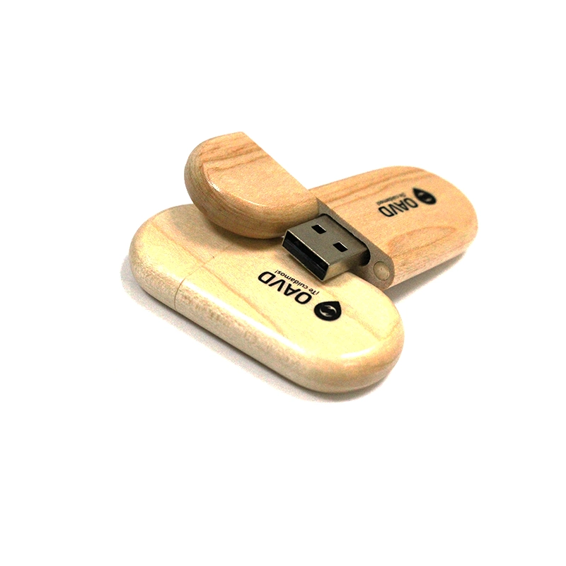 Eco-Friendly Wooden USB Flash Drive Oval Wood USB Stick 2GB 4GB 8GB 16GB USB Pen Drive/USB Flash Memory/Flash Drive