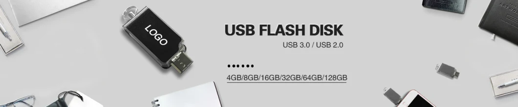 Metal 2GB 4GB Swivel USB 2.0 Pendrive 3.0 8GB 16GB USB Flash Drive with Customized Logo
