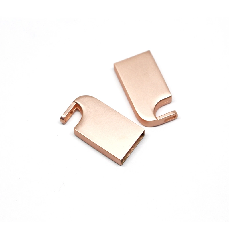 Promotion Gift Golden Metal Mini USB Stick Hook Shape Pen Drive 4GB-64GB USB Flash Drive