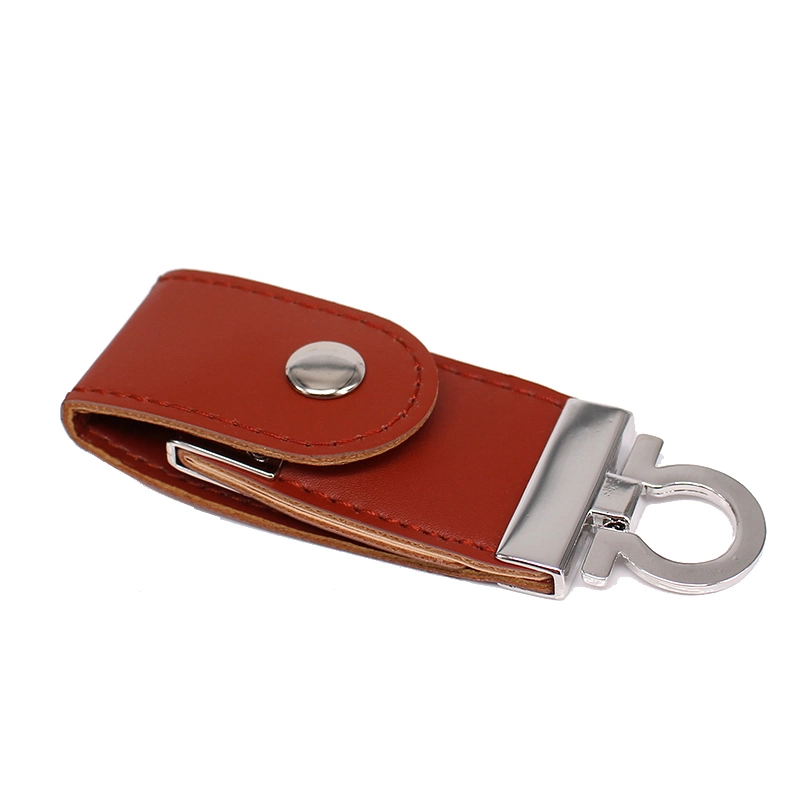 Brown Color PU/Genuine Leather USB Flash Stick 1GB 2GB 4GB USB Pen Drive 2.0