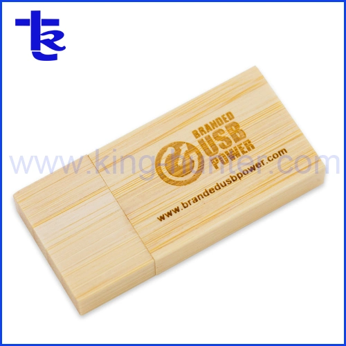 Hot Selling Natural Bamboo USB Flash Drive Pen Drive Customized