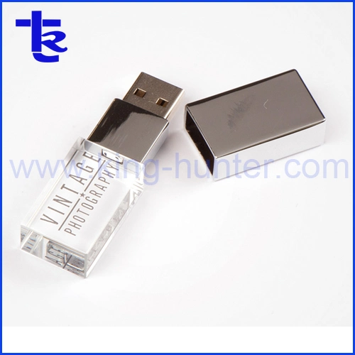 Luxury LED Crystal Gift USB Flash Memory Drive