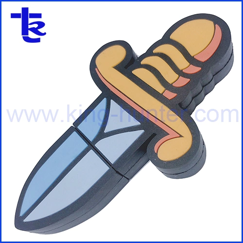 Soft Rubber Sword USB Flash Drive Customzied Logo Available