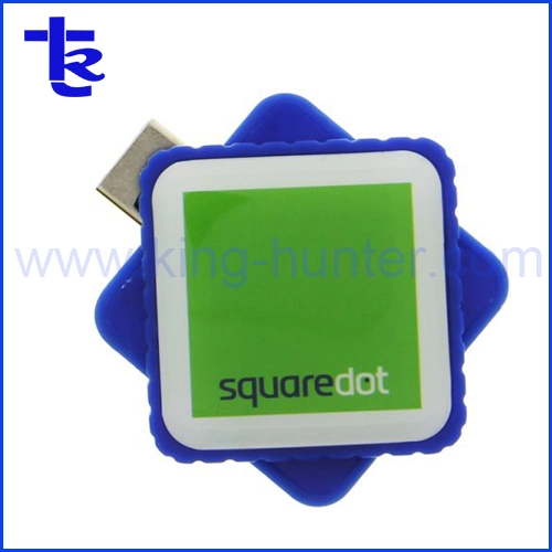 Square Resin USB Flash Memory Drive as Company Promotional Gift