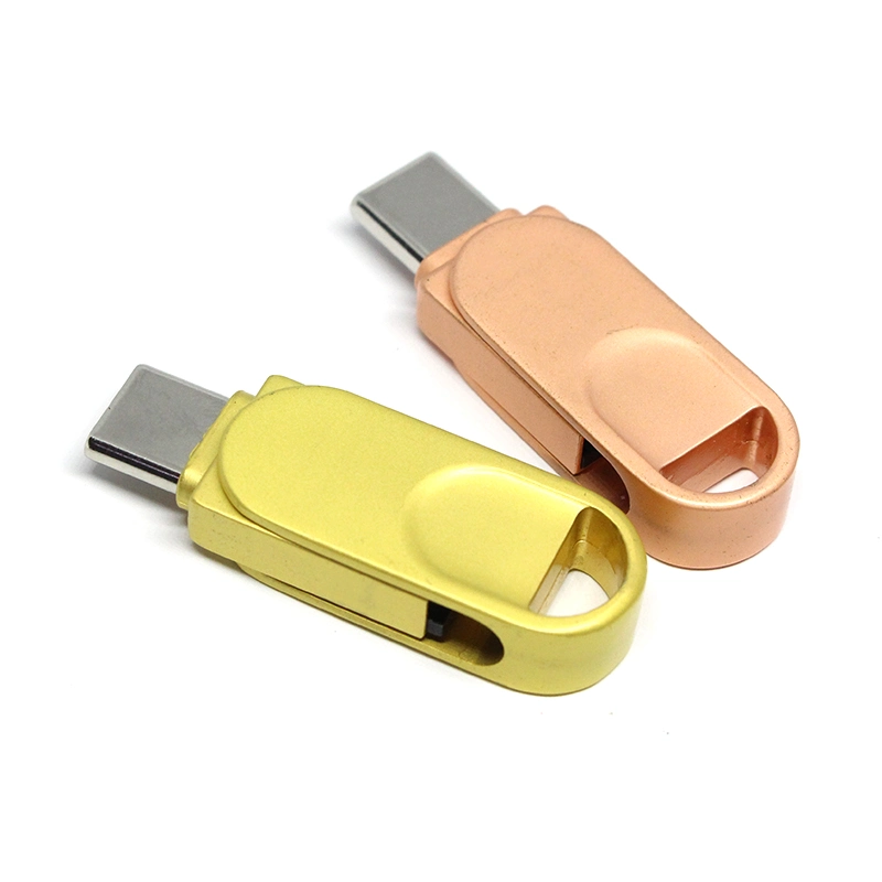 USB Flash Disk Waterproof Metal OTG USB Flash Drive Type-C Flash Drive USB 3.1 Generic 16/32/64/128GB (UL-TC005)