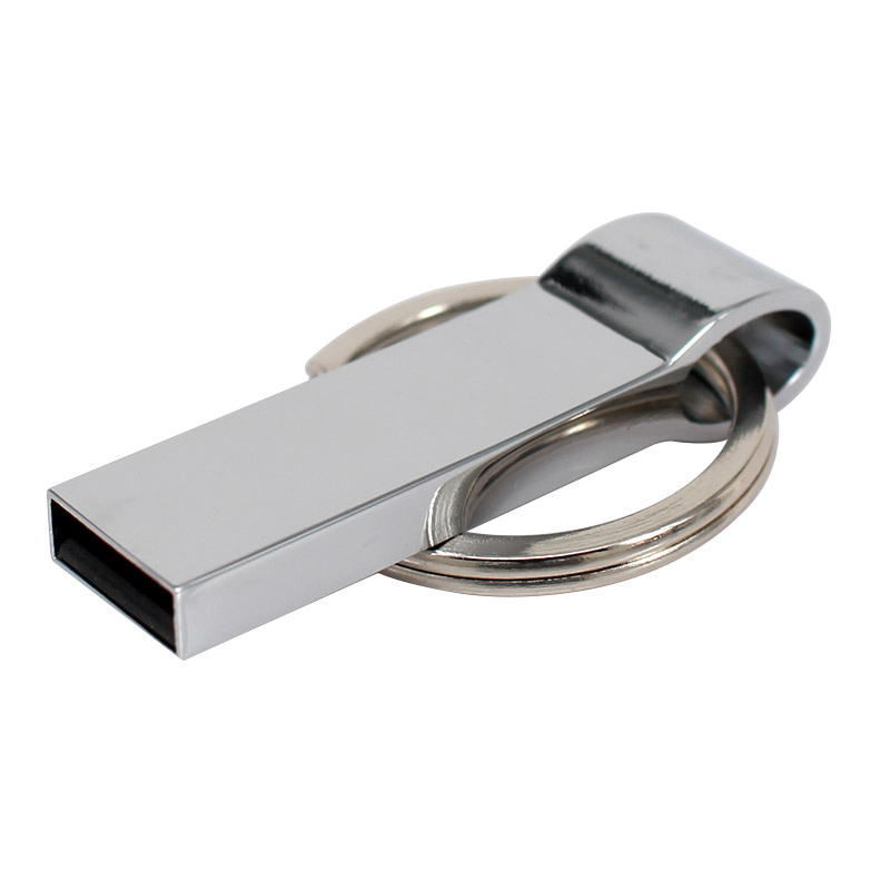 Cheaper Factory Price USB Pen Drive Sliver Metal Key Ring USB Flash Drive 2GB 4GB 8GB Pen Drive/USB Stick/USB Drive