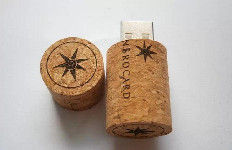Cork Red Wine Stopper USB Flash Drive Custom Logo