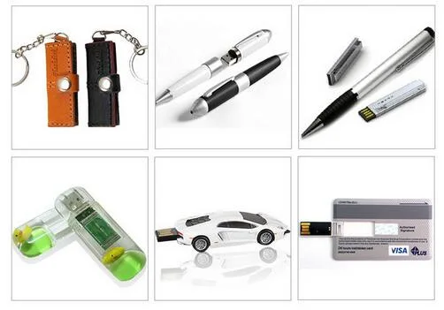 Customized Logo Plastic USB Flash Drive, Pen Drive, USB Flash Memory for Promotion (ET063)