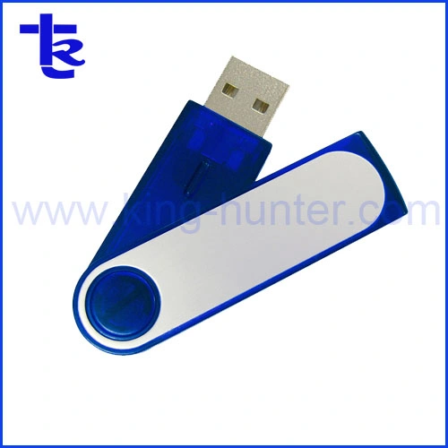 USB Flash Drive Gift Custom Logo Plastic Swivel Pendrive Engrave