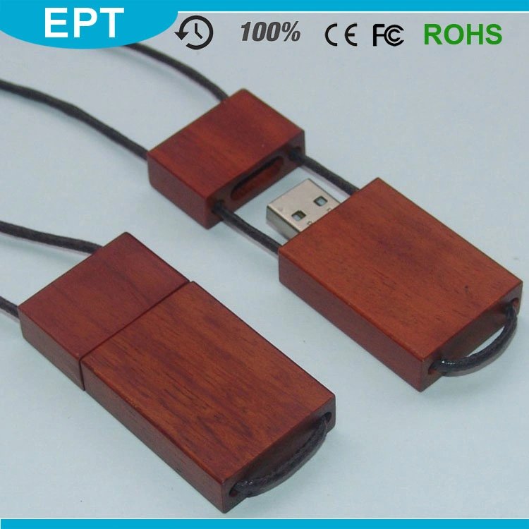 3D Engraving Logo Wood USB Flash Drive with Logo (TW013)