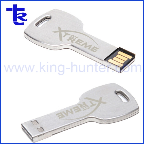Wholesale Mini Metal USB Flash Drive Customized Logo with Key Ring