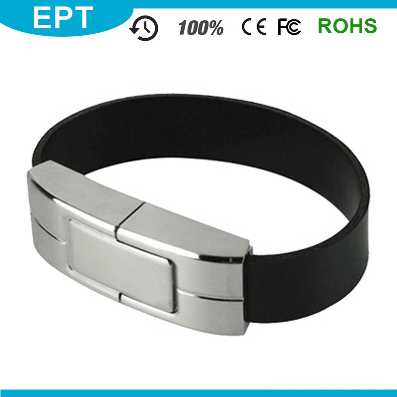 OEM Leather PU Wristband Customized USB Flash Drive (TL005)