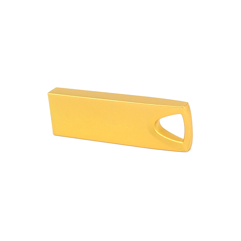 Metal Triangle Gold Color Flash Memory 1GB 2GB 4GB USB Stick/USB Drive/USB Flash Drive/ USB Pen Drive
