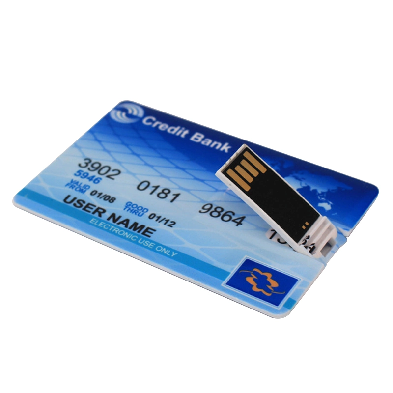 Business Credit Card USB Flash Drive 2.0 Pen Drive 8GB 16GB 32GB