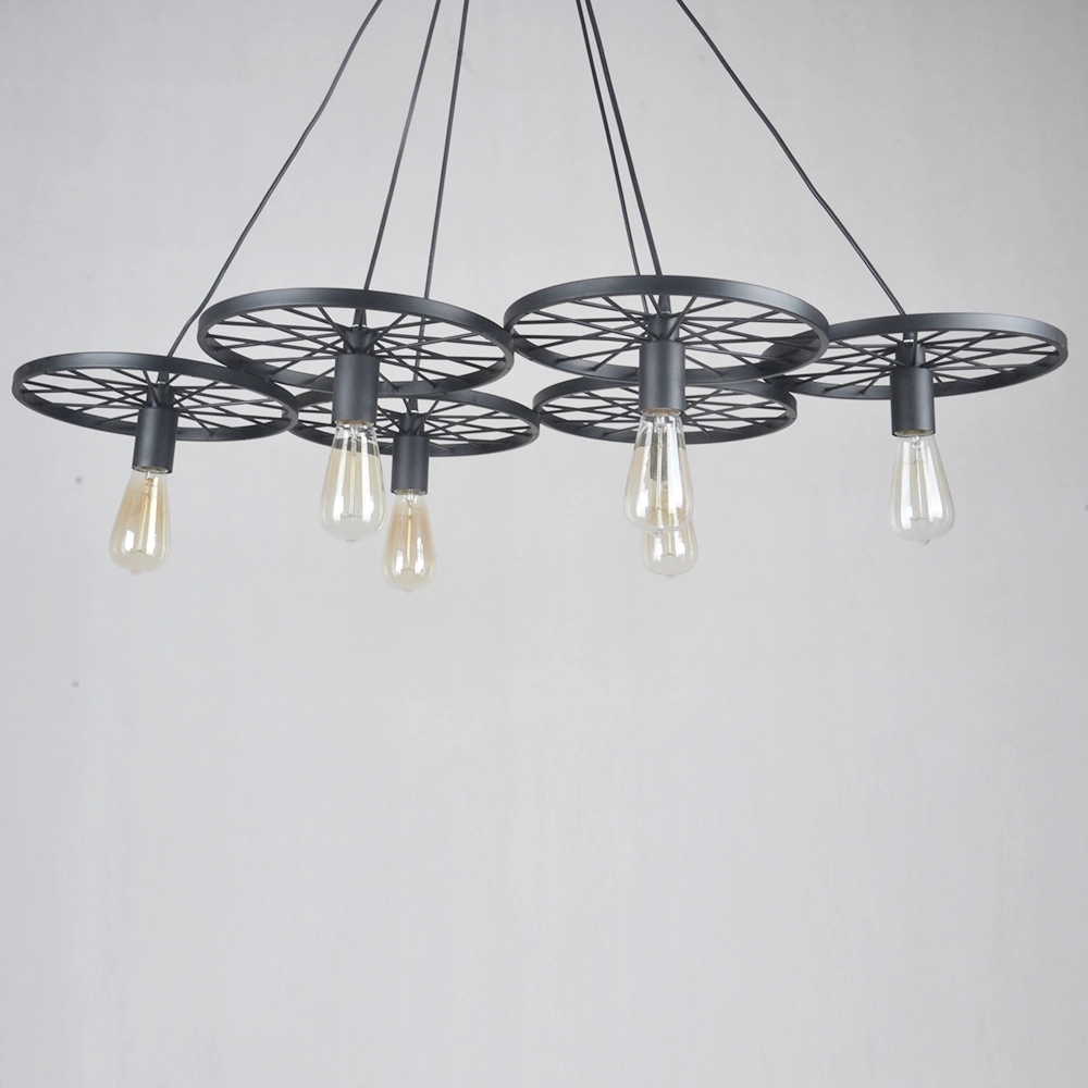 Industrial Hanging Hardware Metals Pendant Lamp Vintage E27 for Kitchen Bar Coffee Light Fixtures