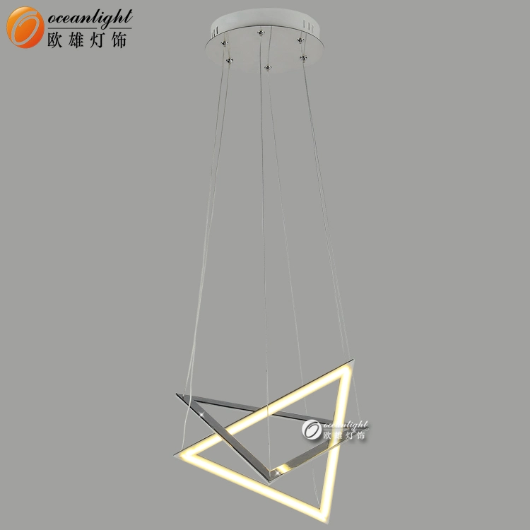 LED Crystal Pendant Lamps Triangle Decorative Pendant Lamps for Hotel Om66158