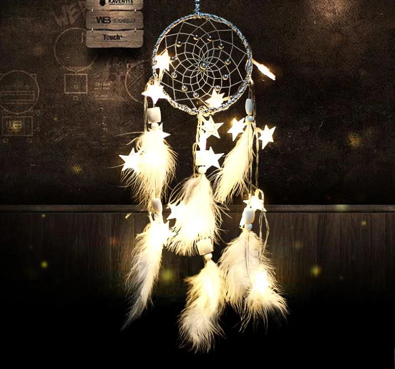 Star String Lamp Dream Catcher Creative Aerial Hanging Decoration Household Pendant