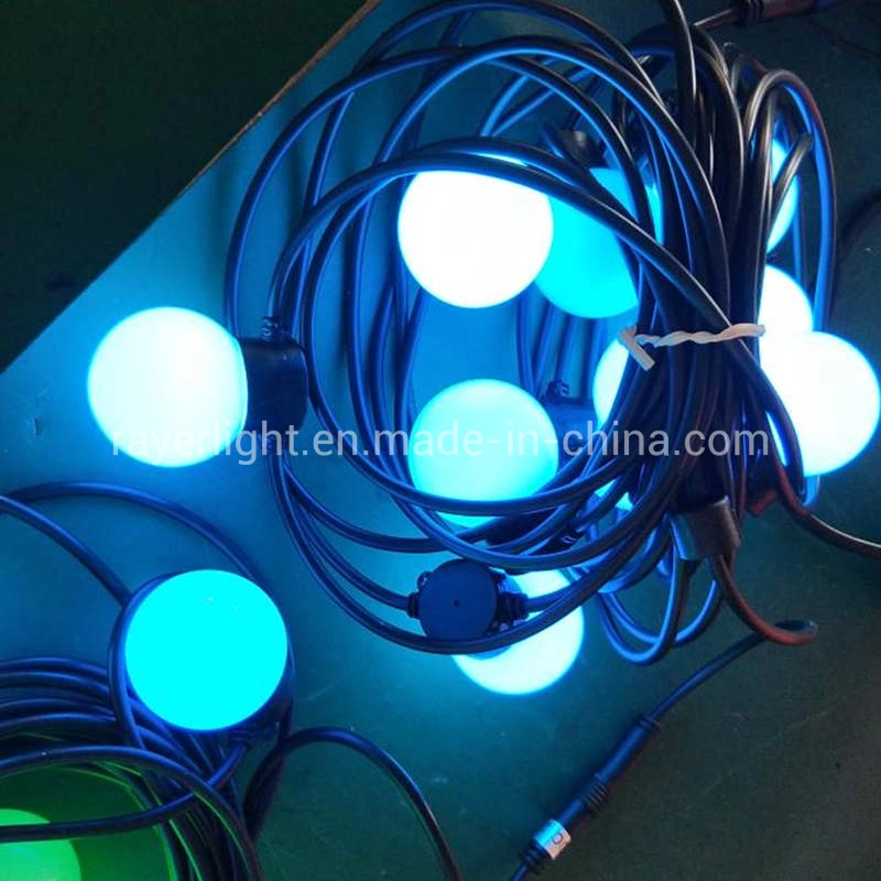Christmas Lights Synchro String Lights RGB LED String with Ball Ornament