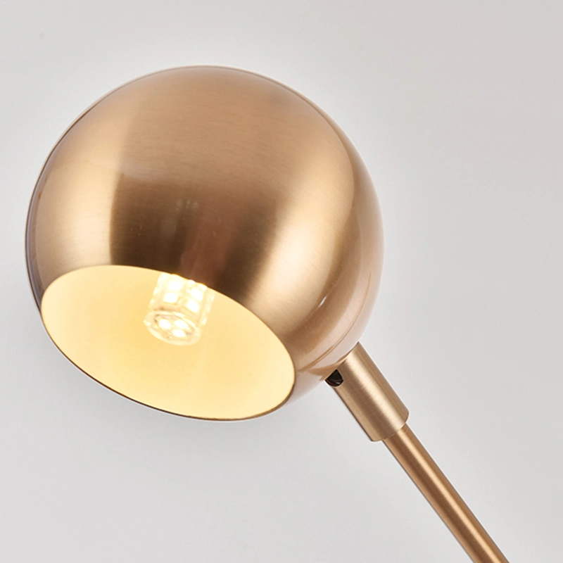 Copper Golden Adjustable Angle Floor Lamp Table Lamp Bedroom Lamp