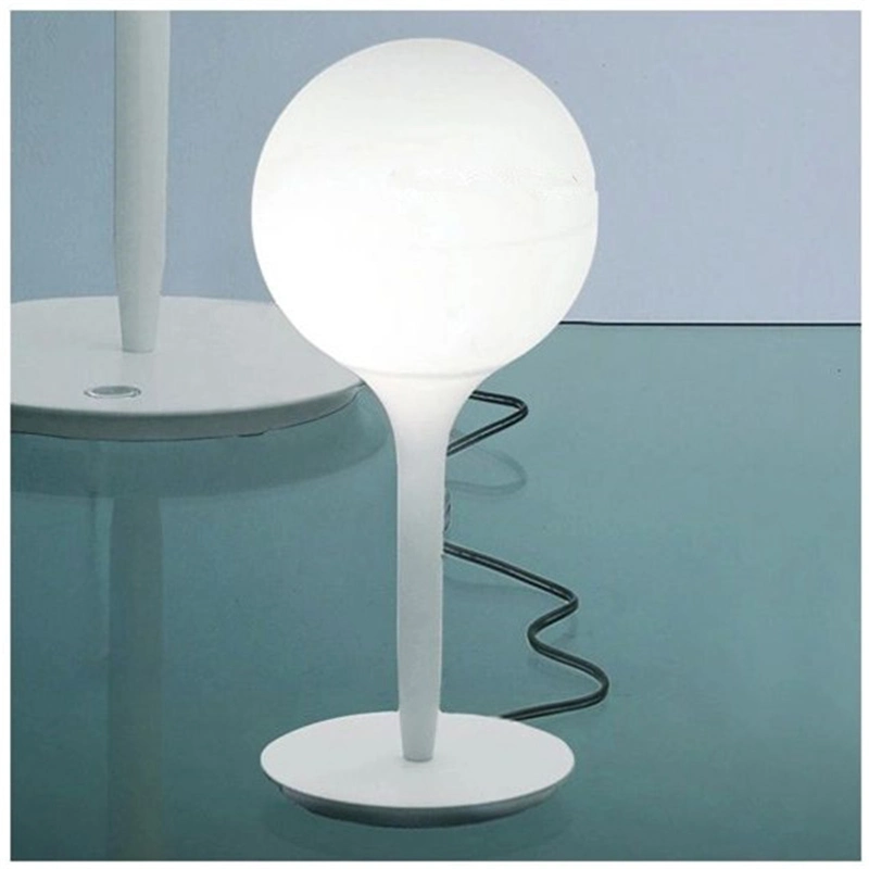 Metal White Glass Ball Table Lamp Designer Modern Office Castore 35 Table Lamp (WH-MTB-206)