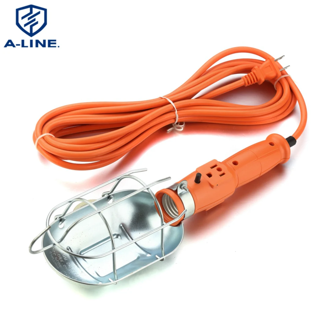Durable 13A Us Plug AC Power Cord with Working Lamp