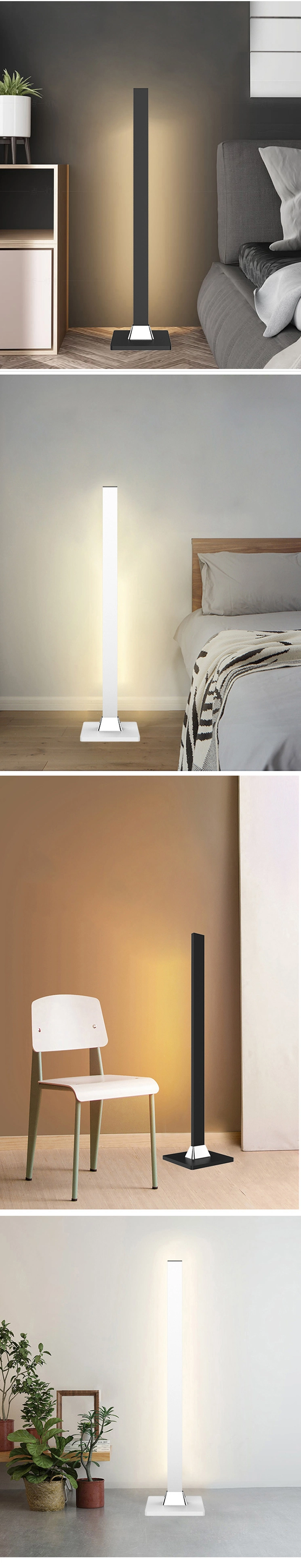 Modern LED Floor Lamp Bedroom Living Room Personality Atmosphere Lamp Decoration Indoor Lighting Standing Lamps