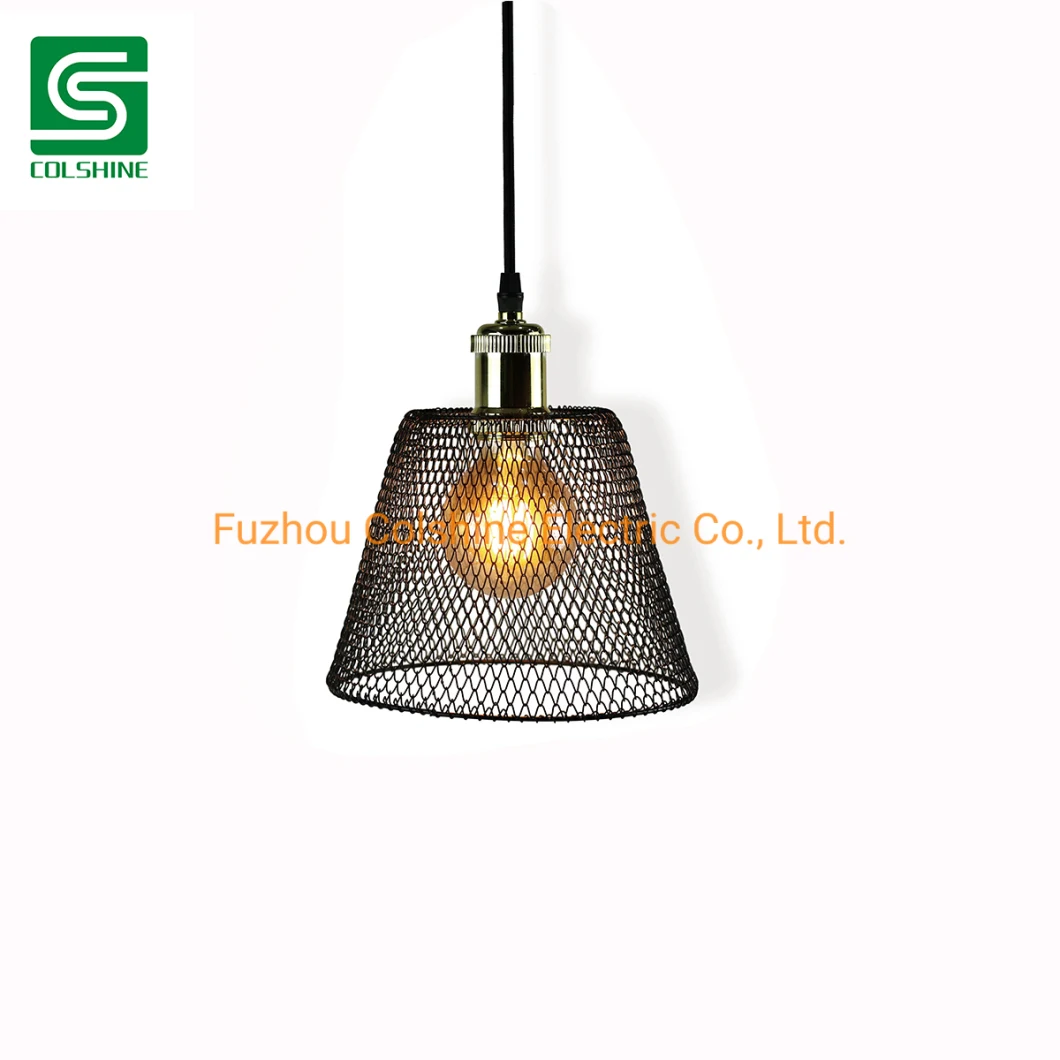 Foldable Metal Lampshade Ceiling Lamp Shades Wire Pendant Lamp Shade