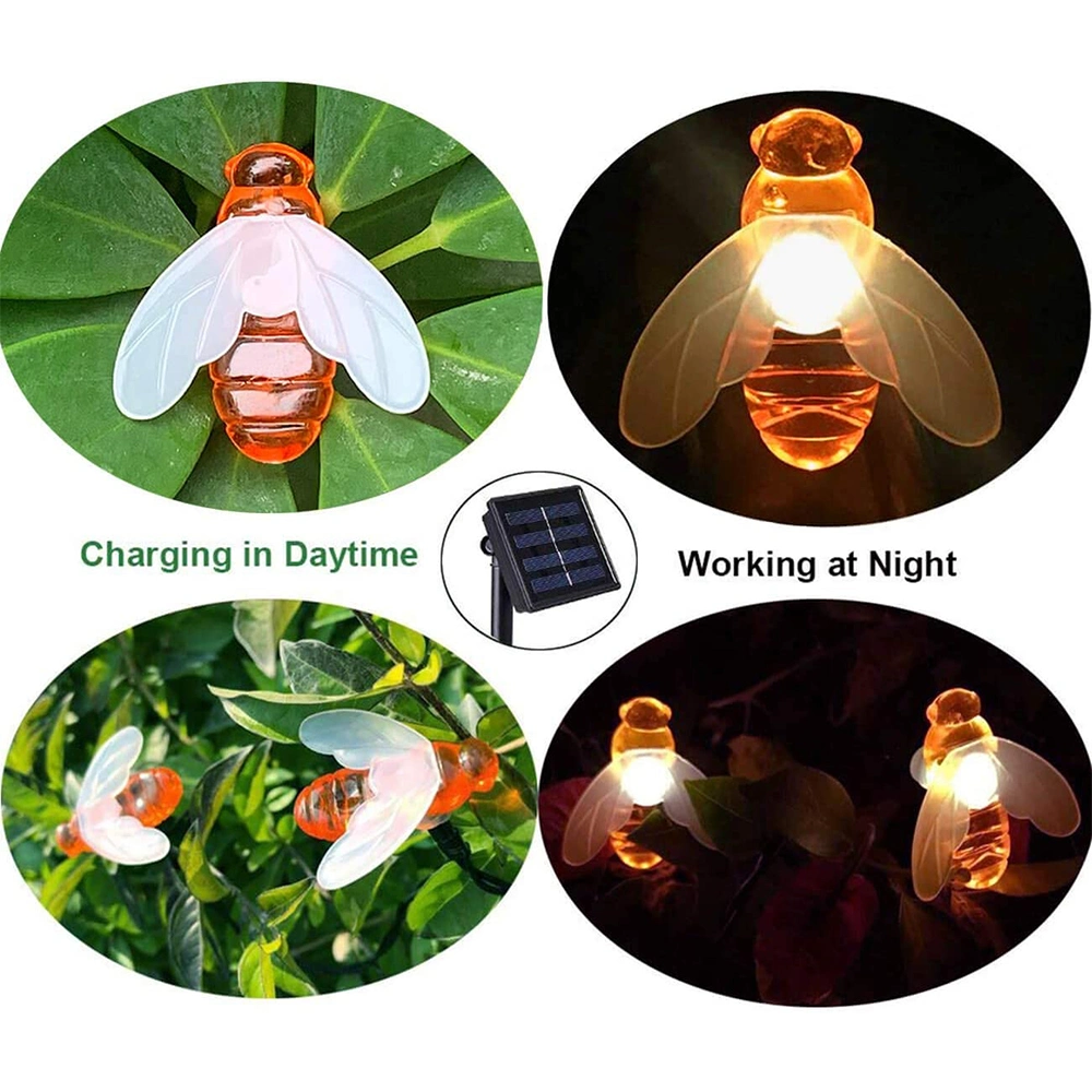 Bee String Lights Wholesaler Chinese RoHS Plastic Animal String Lights Hot Sale
