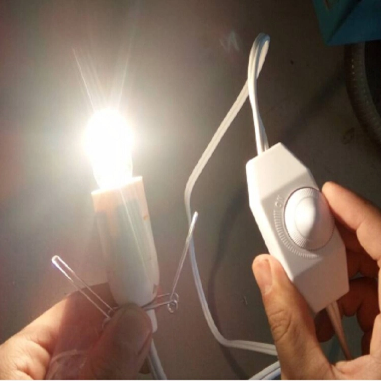 China Factory Us NEMA1-15p Plug Salt Lamp Power Cord with Switch