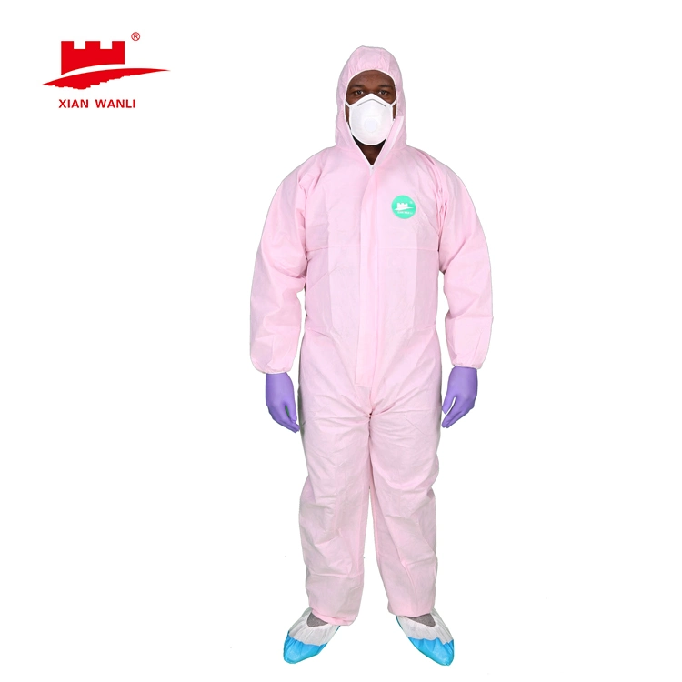 Manufacturers Wholesale Disposable Medical Non Woven SMS Light Duty Coverall